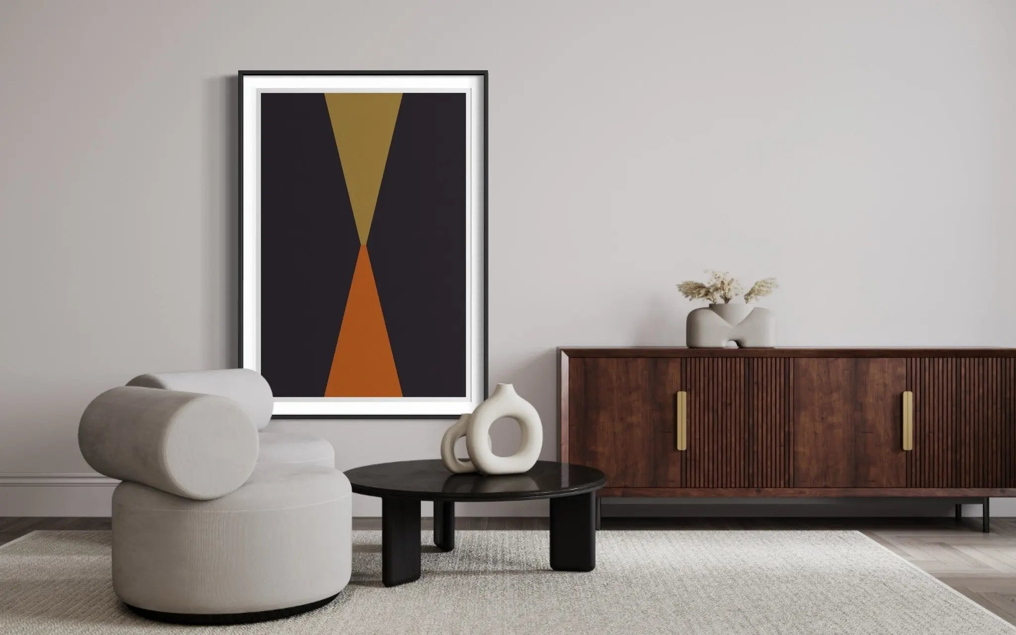 Time Is All We Have by Francesco Alessandrini presented in a curated interior design