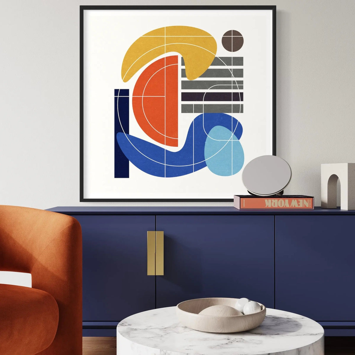 Utopia by Alejandro Franseschini showcased in a designer room setting