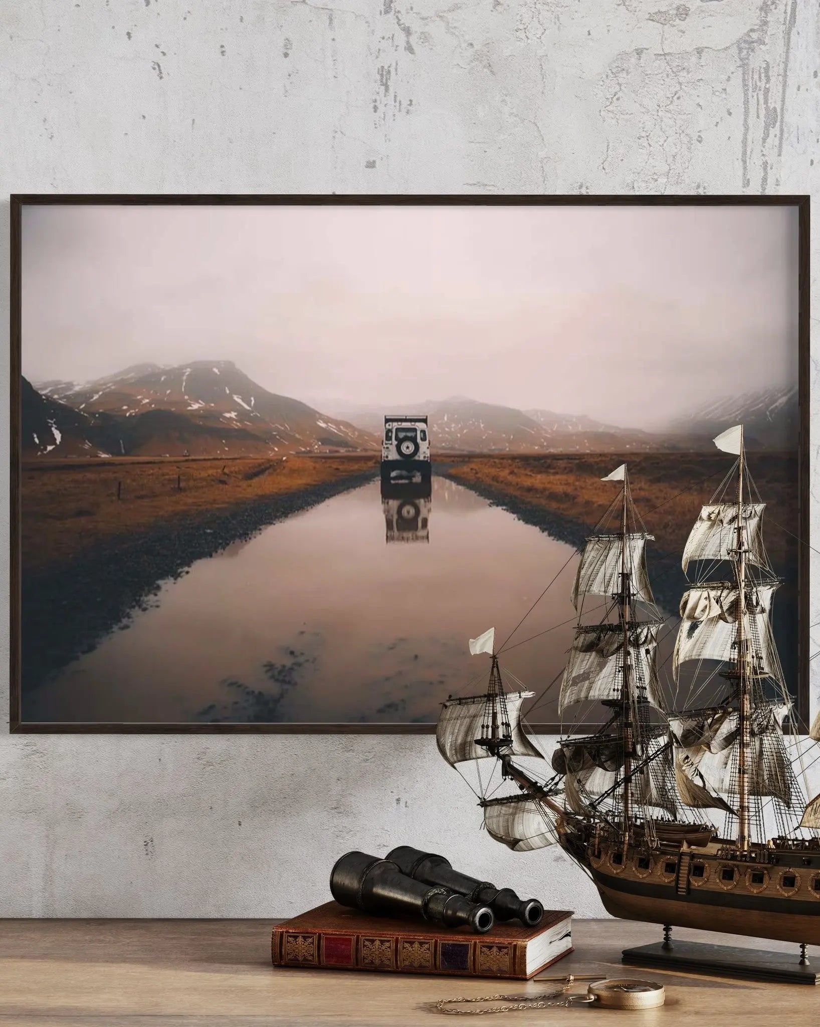Landed by V. Morris presented in a curated interior design