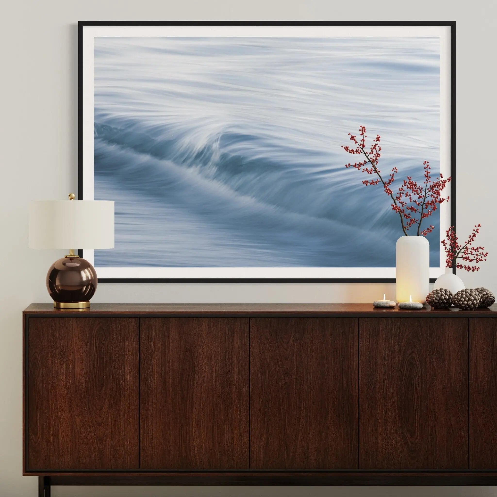 Ola by Ana Bonet displayed in a modern living room interior