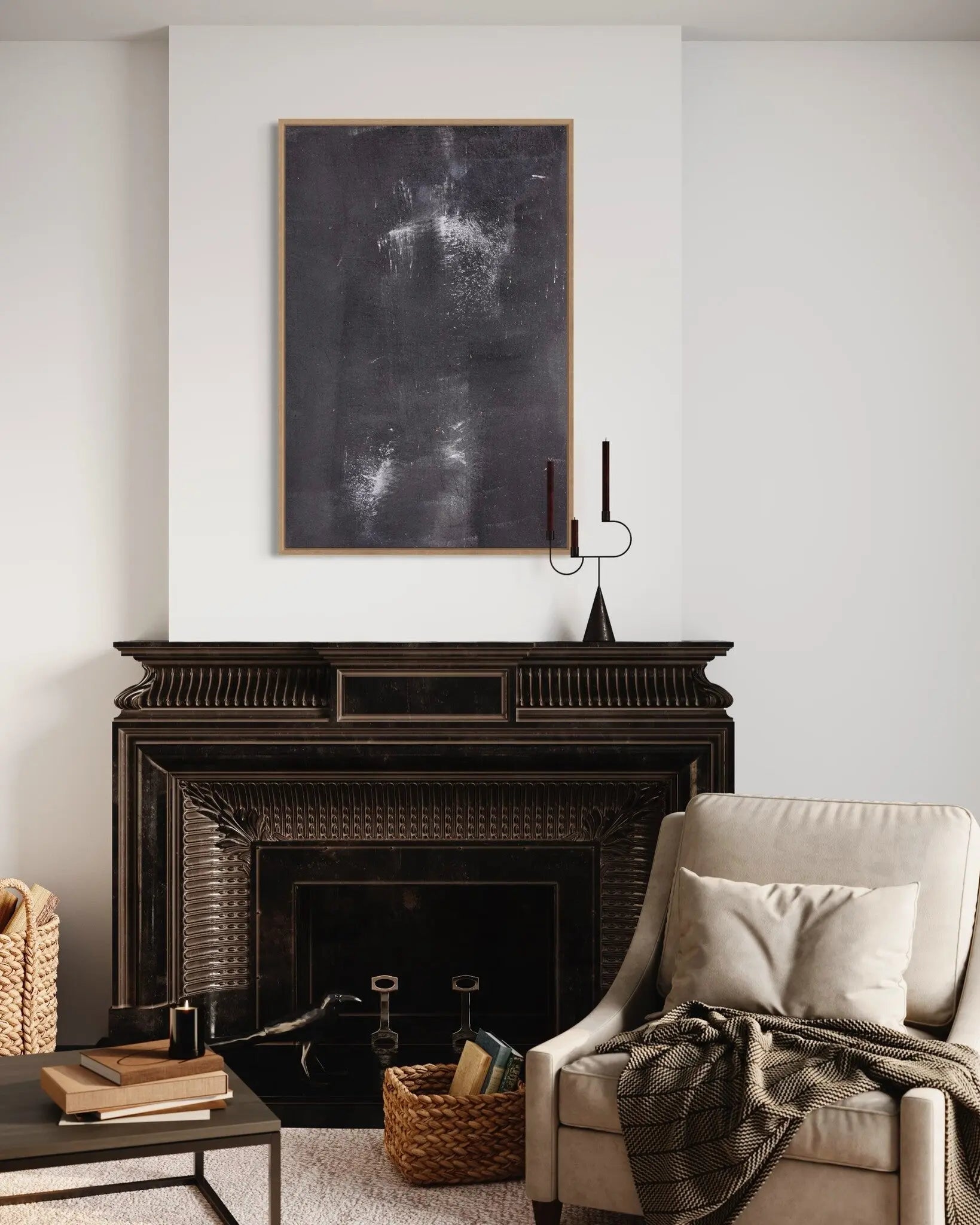 Déjà vu by Evelyn Ogly showcased in a designer room setting