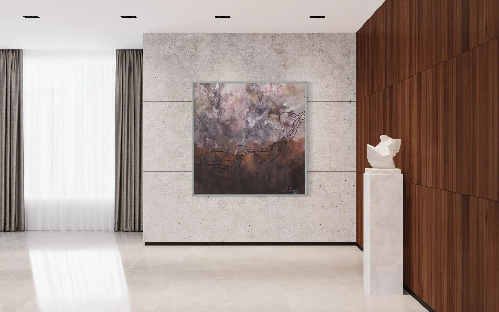 Cuerdas Siena by Lidia Beiza presented in a curated interior design