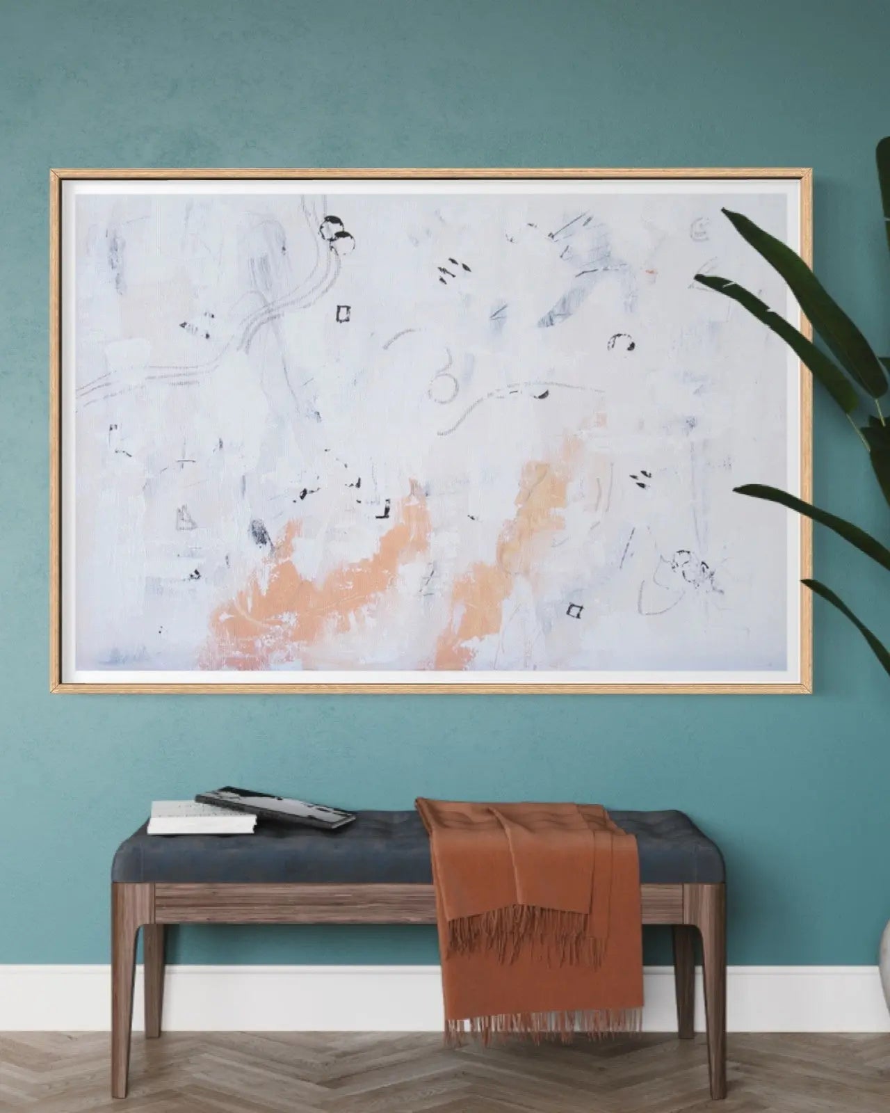 Wild Horses by Chantelle Fulce showcased in a designer room setting