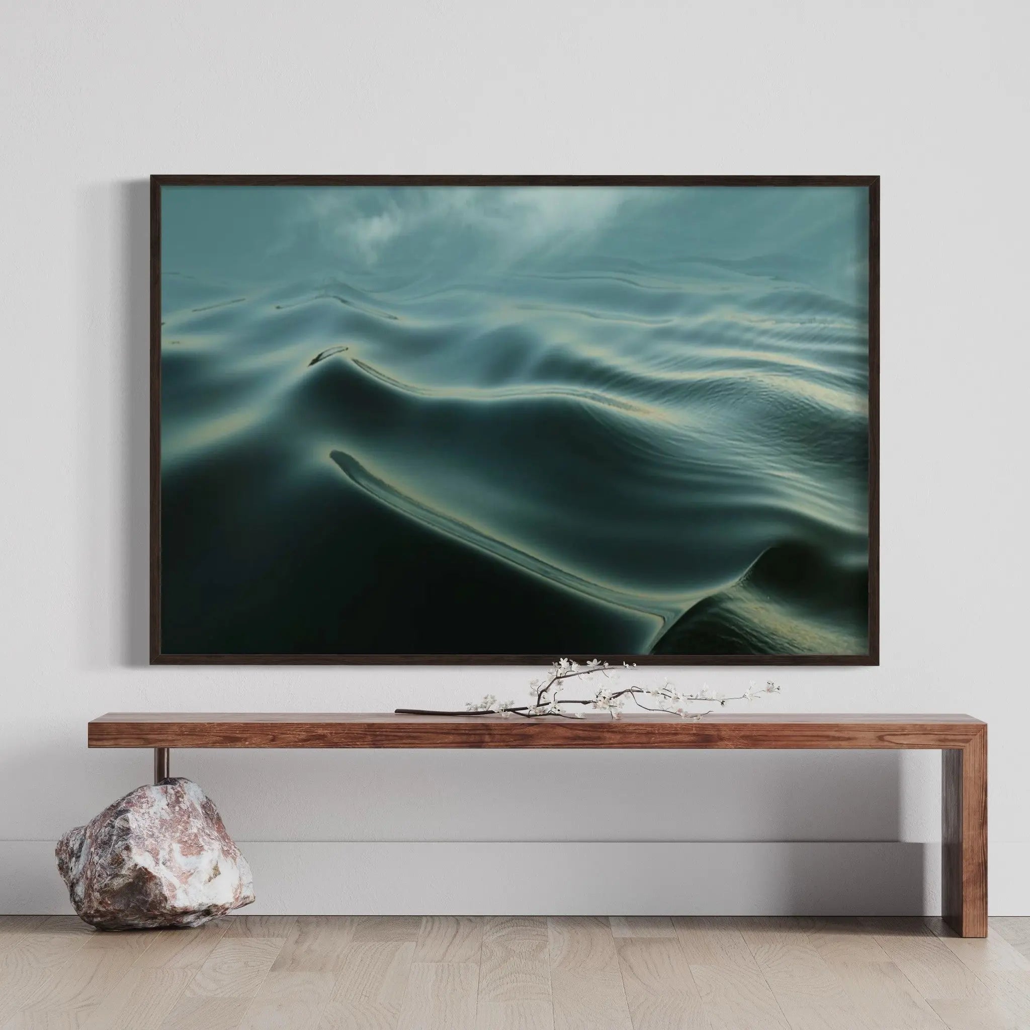 Seaside by Karen Thom showcased in a designer room setting