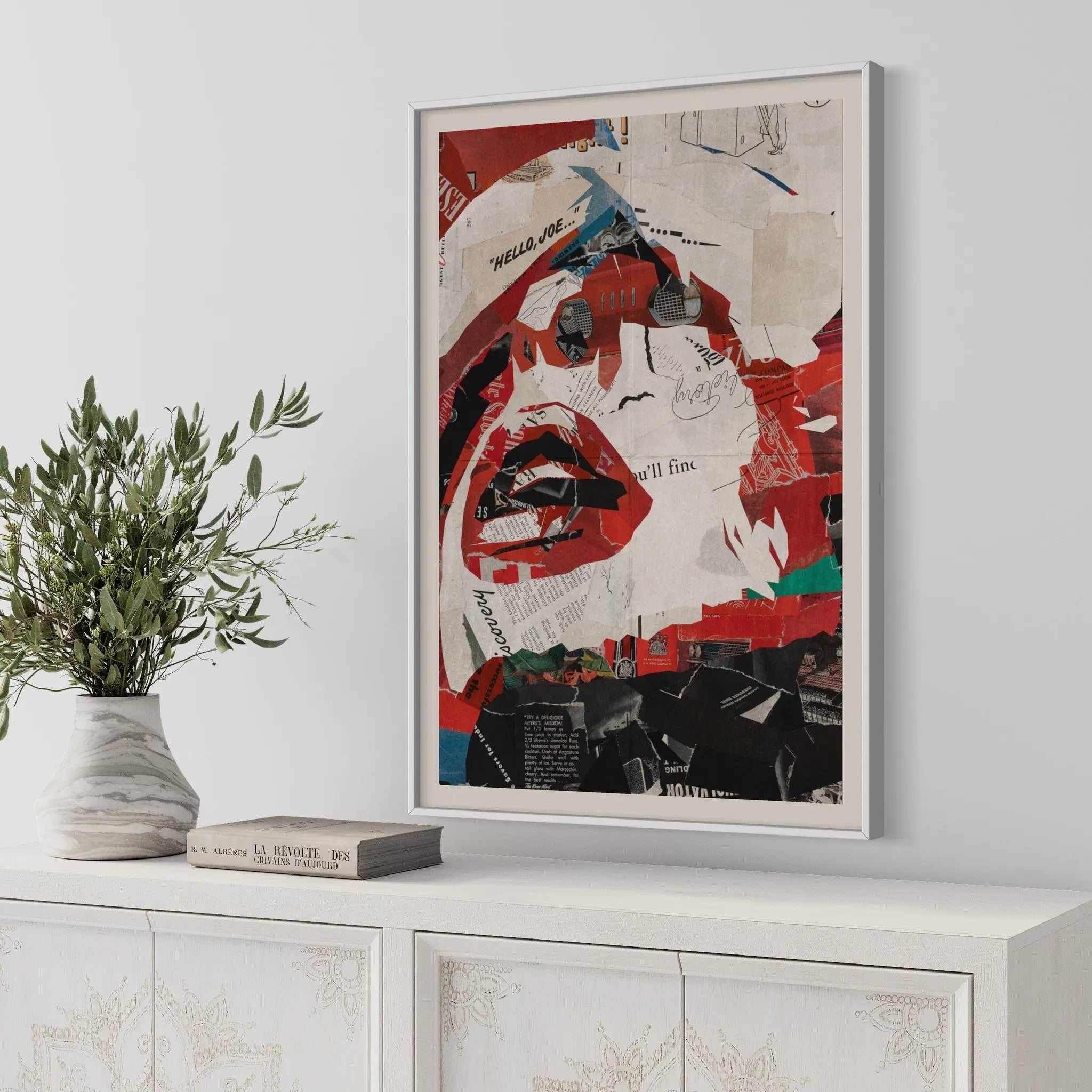 Hello Joe by Alejandro Franseschini shown in a minimalist home decor setting