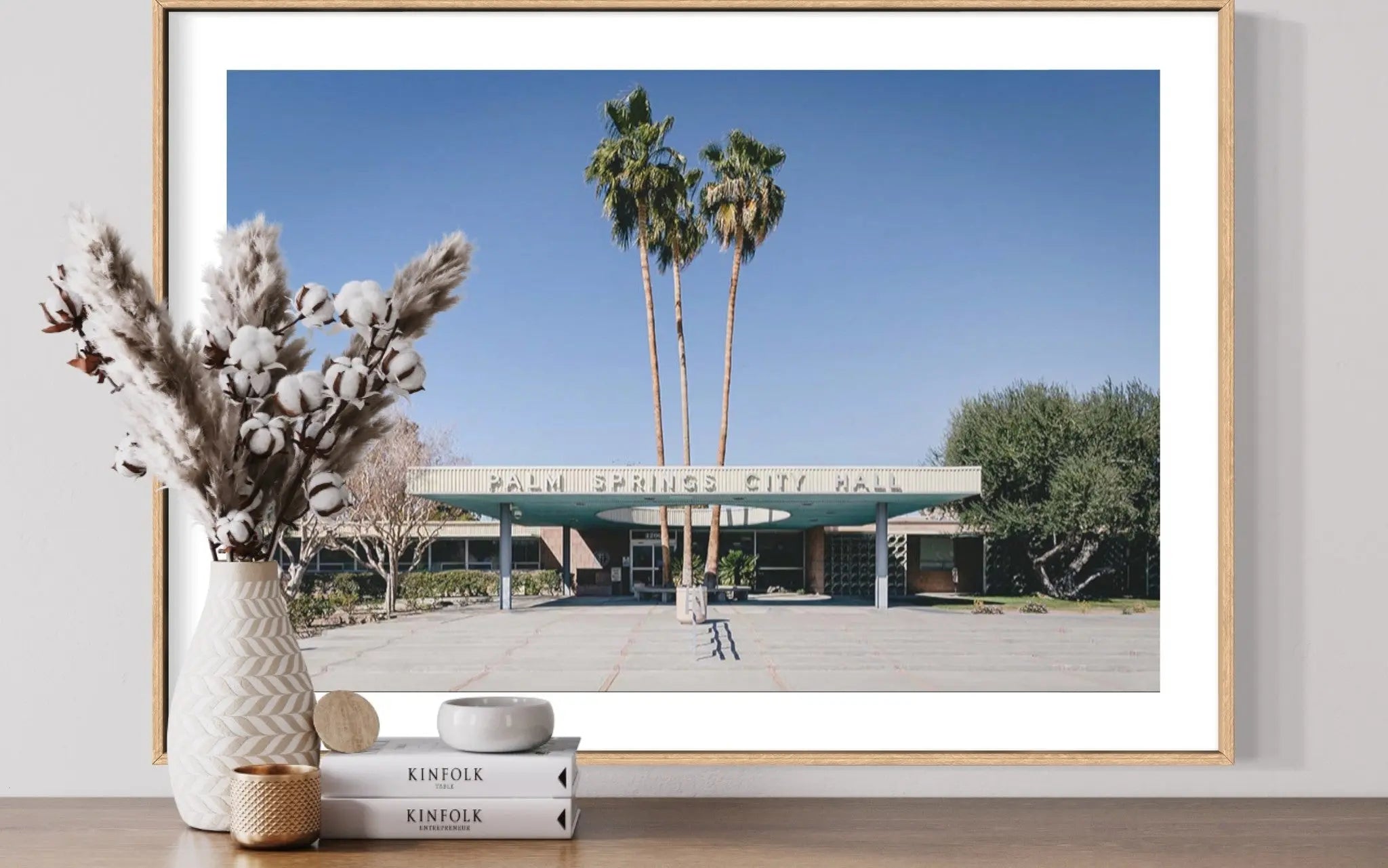 Palm Springs City Hall by Jed Gordon-Moran showcased in a designer room setting