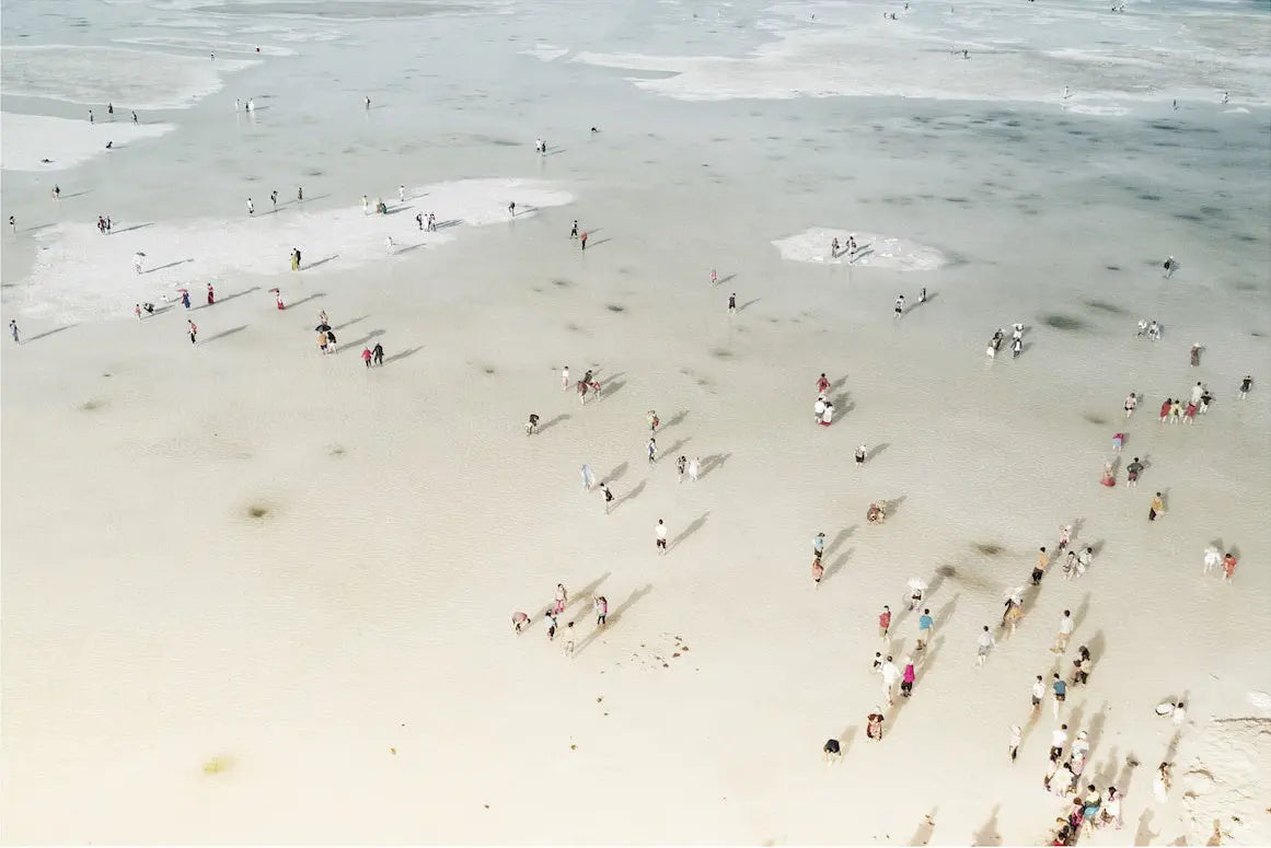 Salty Sand by Francesco Alessandrini, metal print, The Picturalist