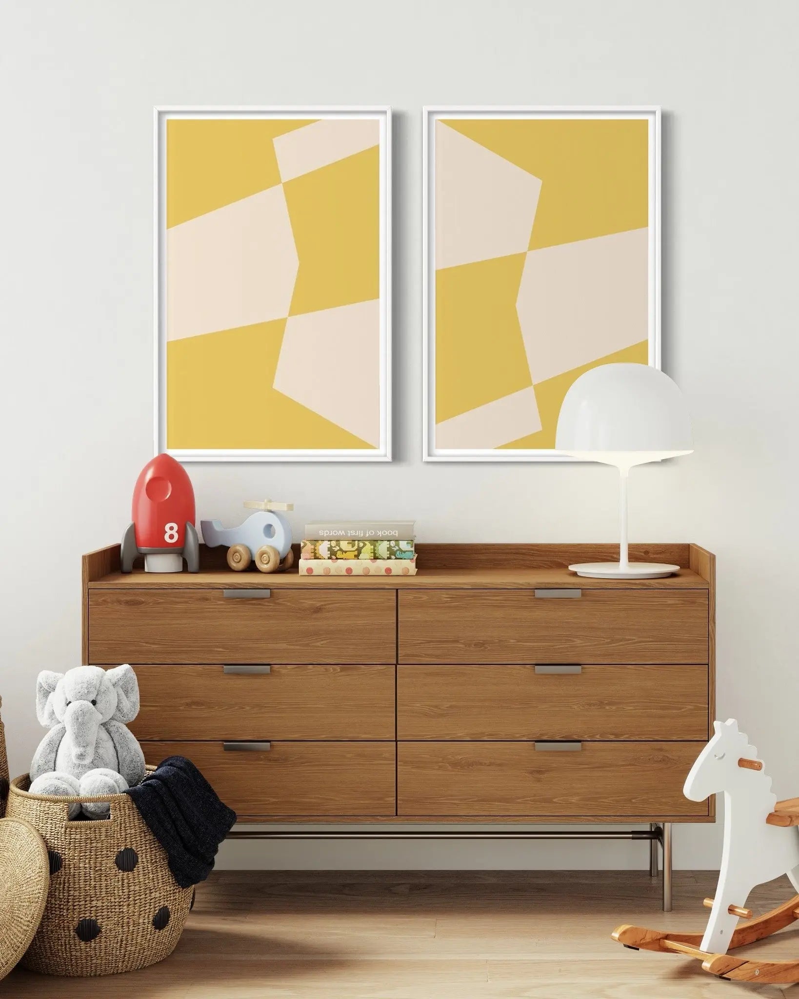 Untitled 650 by Pedro Nuka presented in a curated interior design