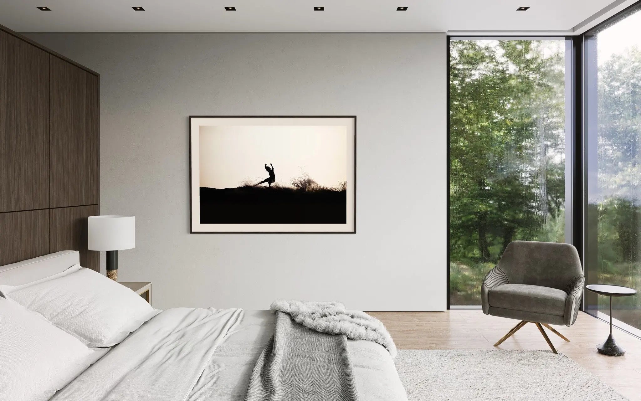 On the Edge by Enric Gener presented in a curated interior design