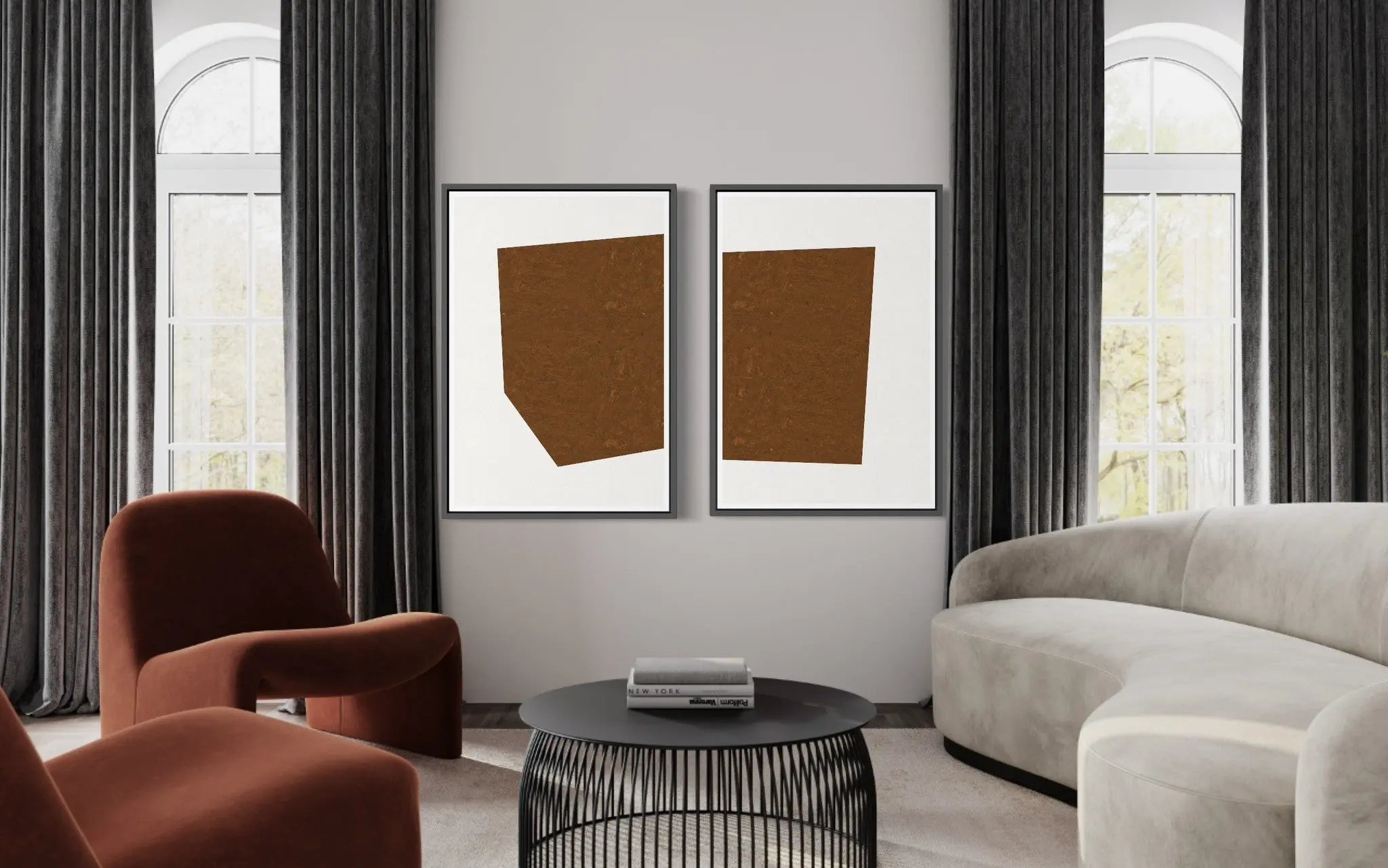 Rapture 2 by Alejandro Franseschini showcased in a designer room setting
