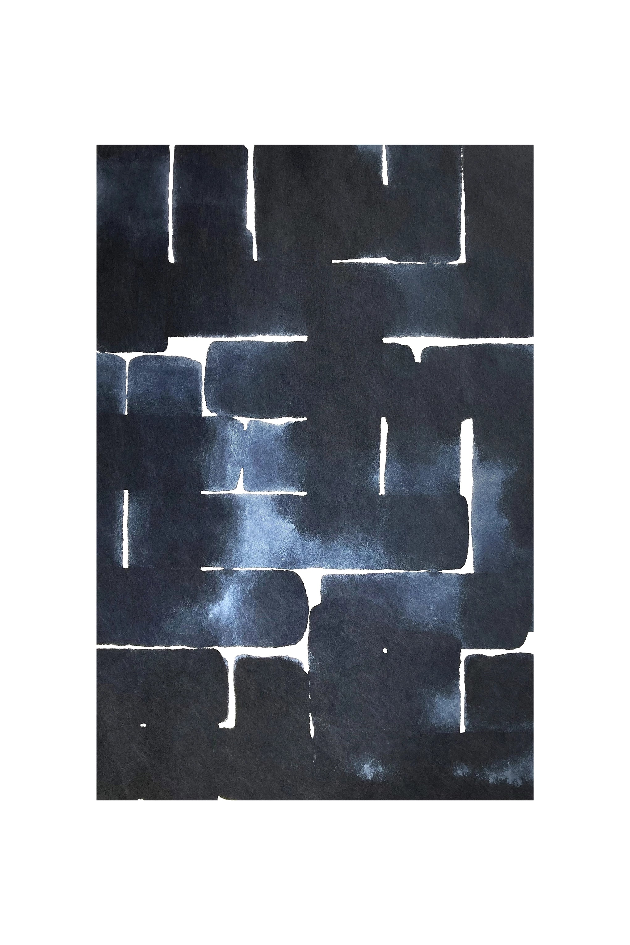 Mind Architecture by Marie Adeline, a contemporary abstract fine art print available from The Picturalist, ideal for luxury art procurement, bespoke wall art solutions, and high-end interior design art for residential, hospitality, and commercial projects.