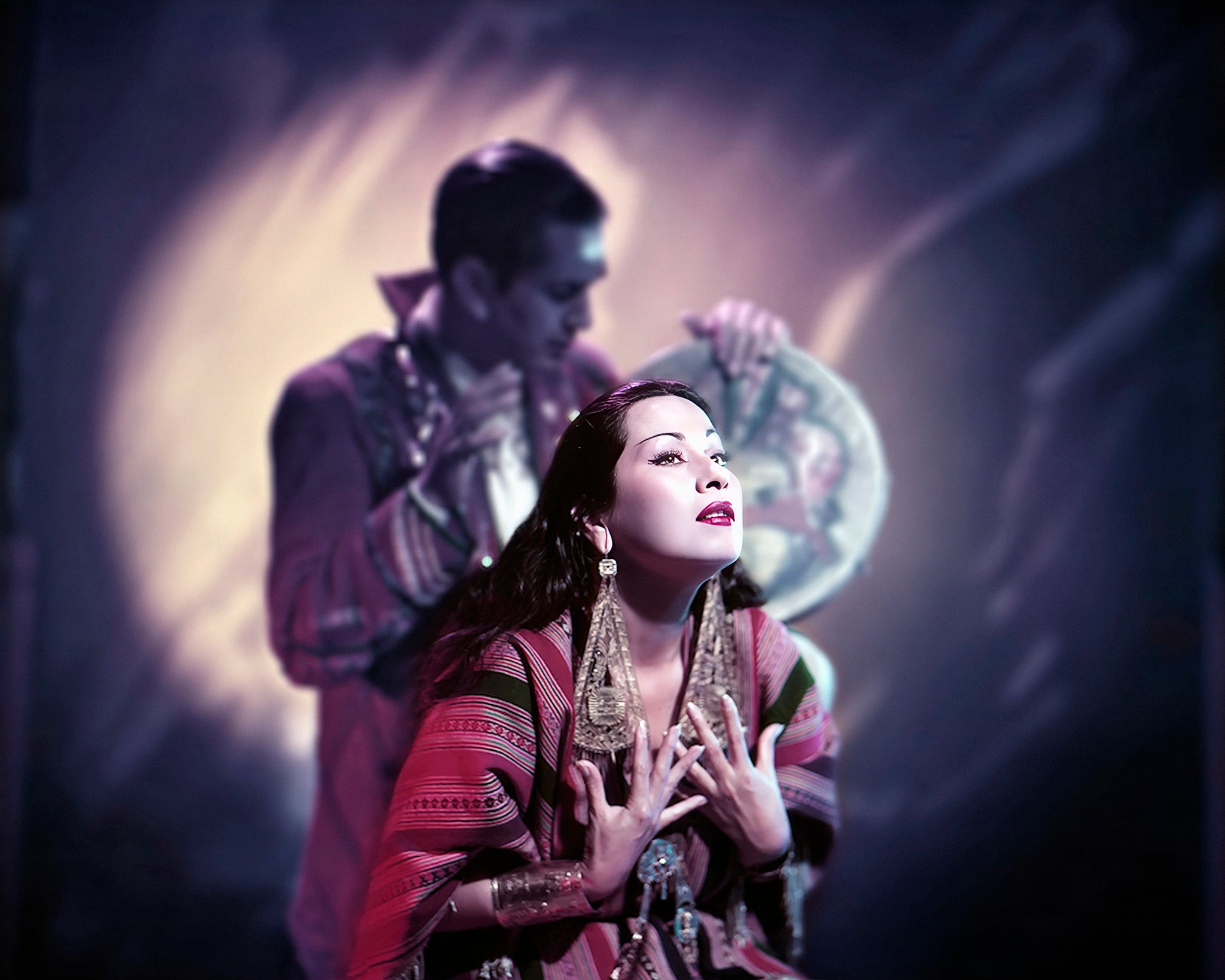 Yma Sumac portrait by Tom Kelley Archive, Getty Images Gallery fine-art photography print on matte archival paper, framed by The Picturalist.