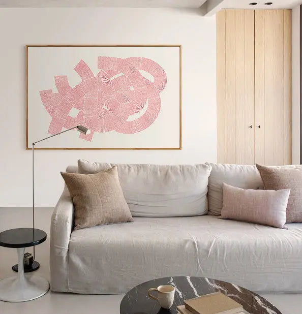 I Will Follow by Alejandro Franseschini displayed in a modern living room interior