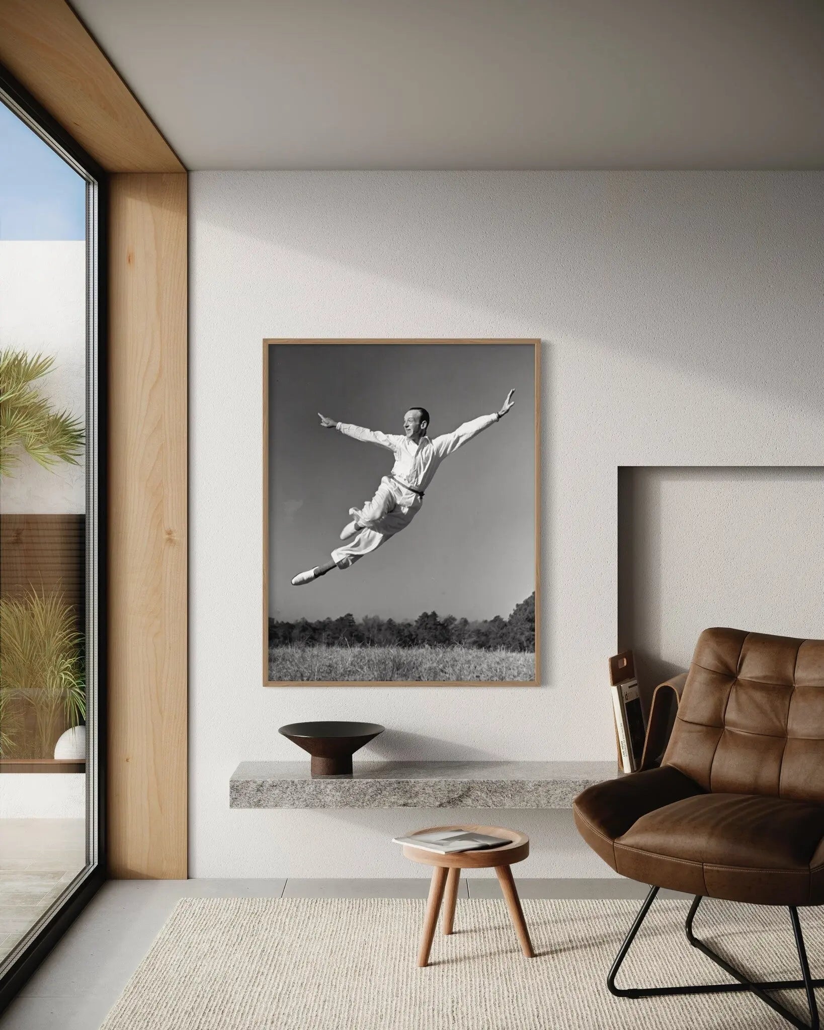 Skyward Dance by George Karger showcased in a designer room setting