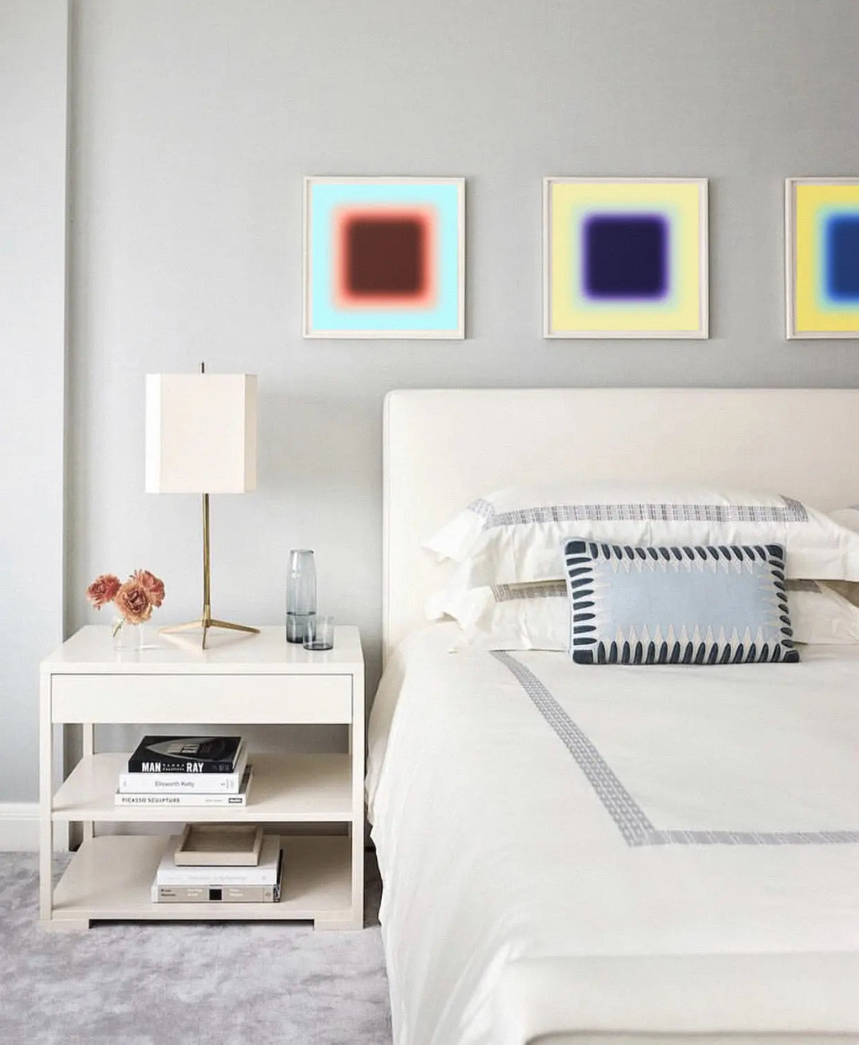 Blue Galaxy by Alejandro Franseschini styled in a contemporary interior setting
