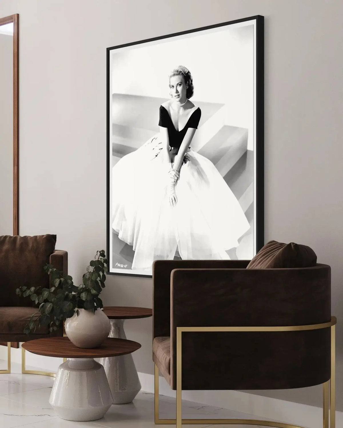 Grace Kelly in Rear Window by Bud Fraker showcased in a designer room setting