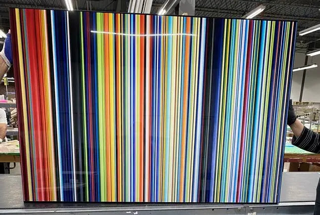 Gradient 10 by E. Blithe presented in a curated interior design