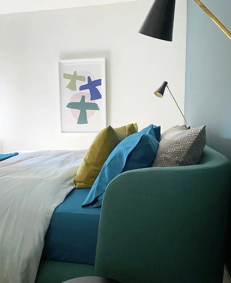 Doves by Alejandro Franseschini displayed in a modern living room interior