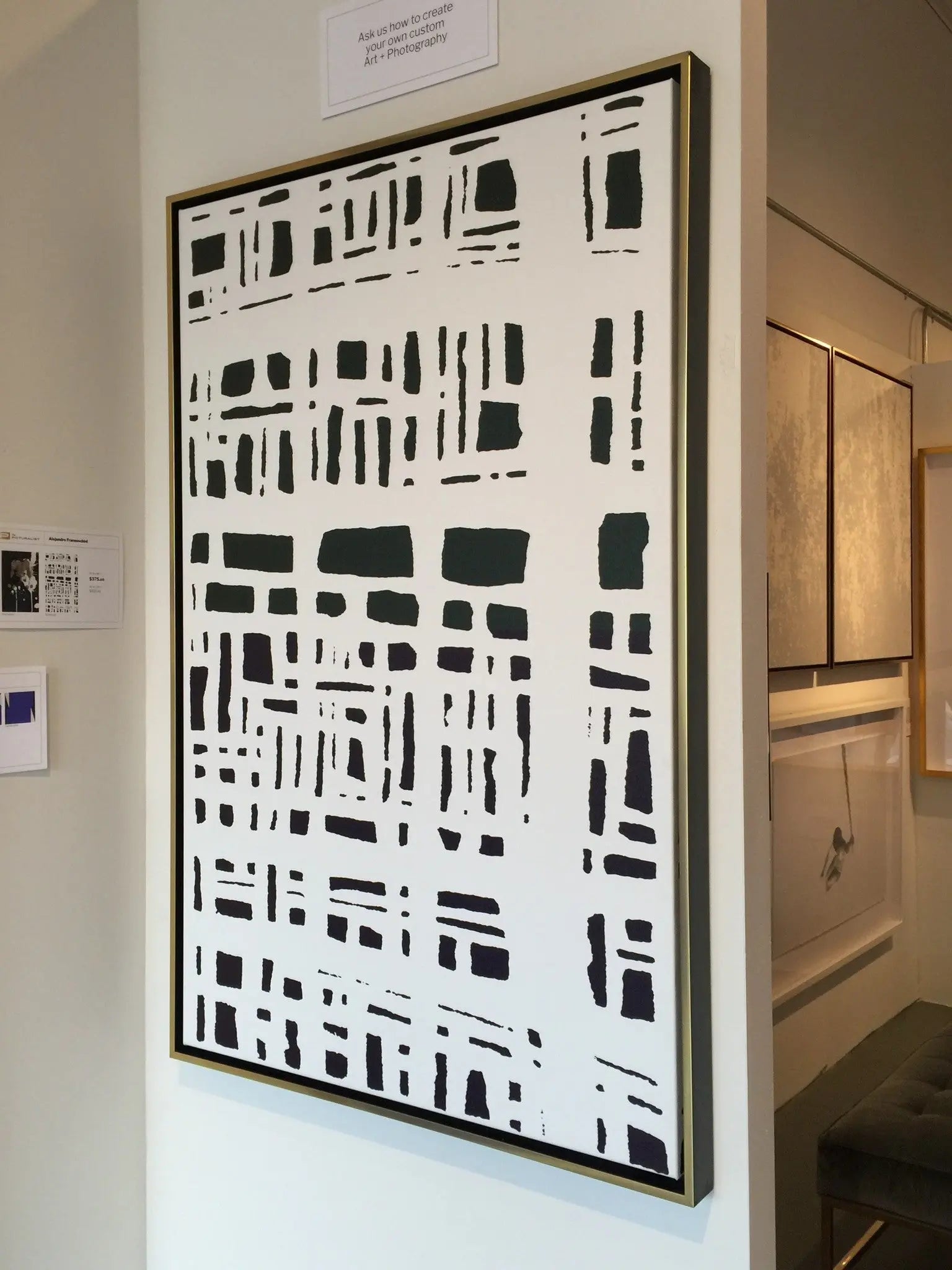 Scriptures by Alejandro Franseschini featured in an elegant interior space