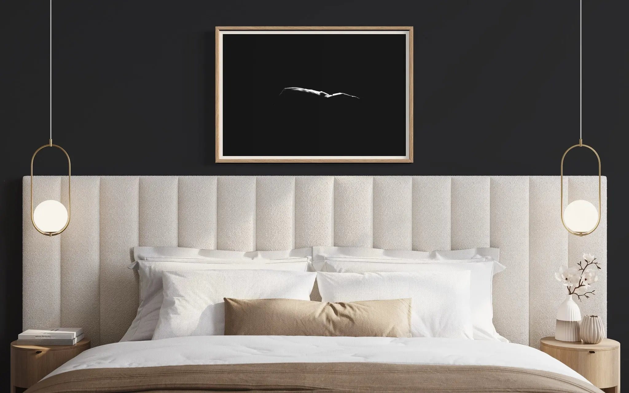 Nude in Water by Enric Gener featured in an elegant interior space