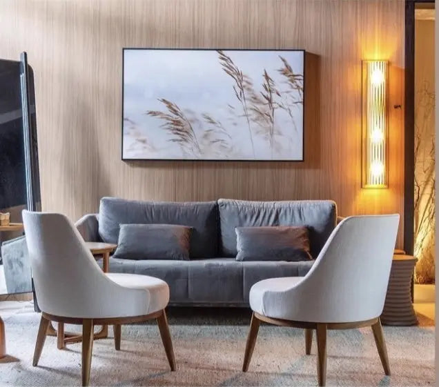 And Then I Met You by Karen Thom featured in an elegant interior space