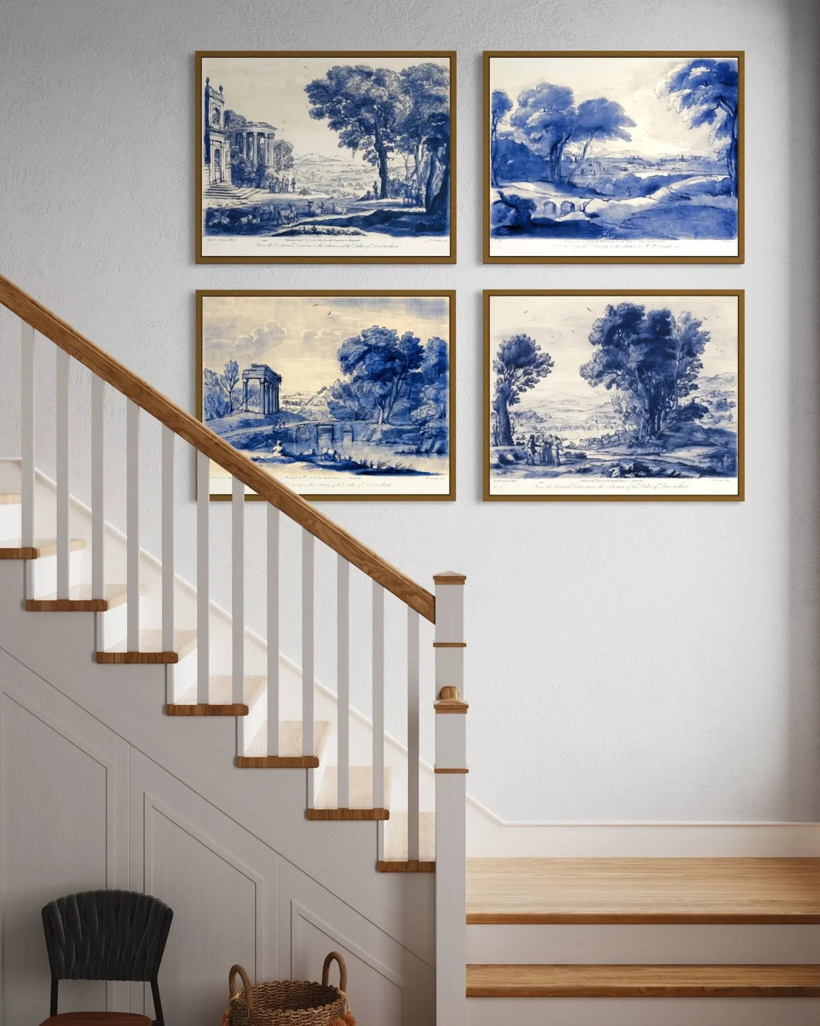 Pastoral 2 from the collection of The Duke of Devonshire styled in a contemporary interior setting