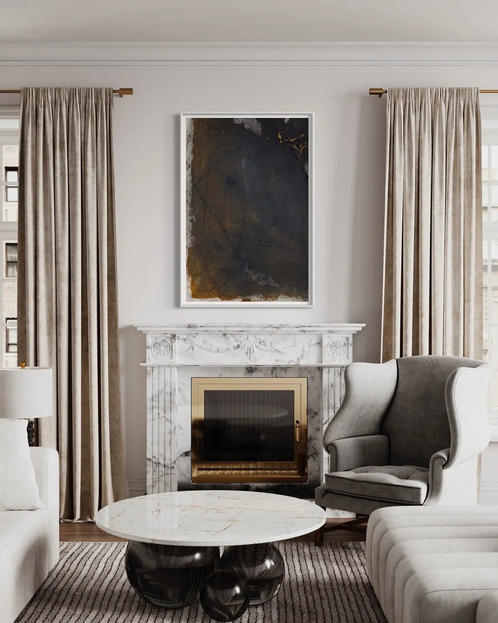 Parchment by Evelyn Ogly showcased in a designer room setting