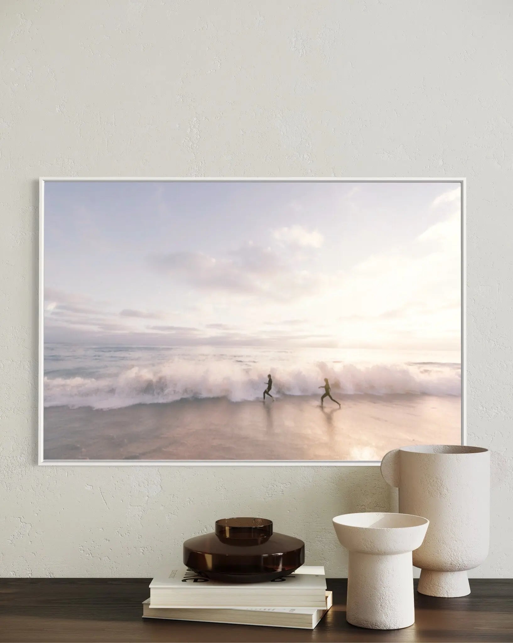 Beach Day Sunset featured in an elegant interior space