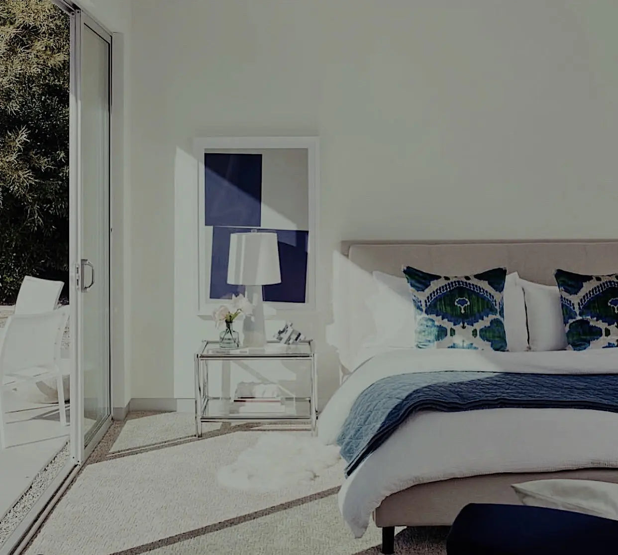 Untitled 250 by Pedro Nuka displayed in a modern living room interior