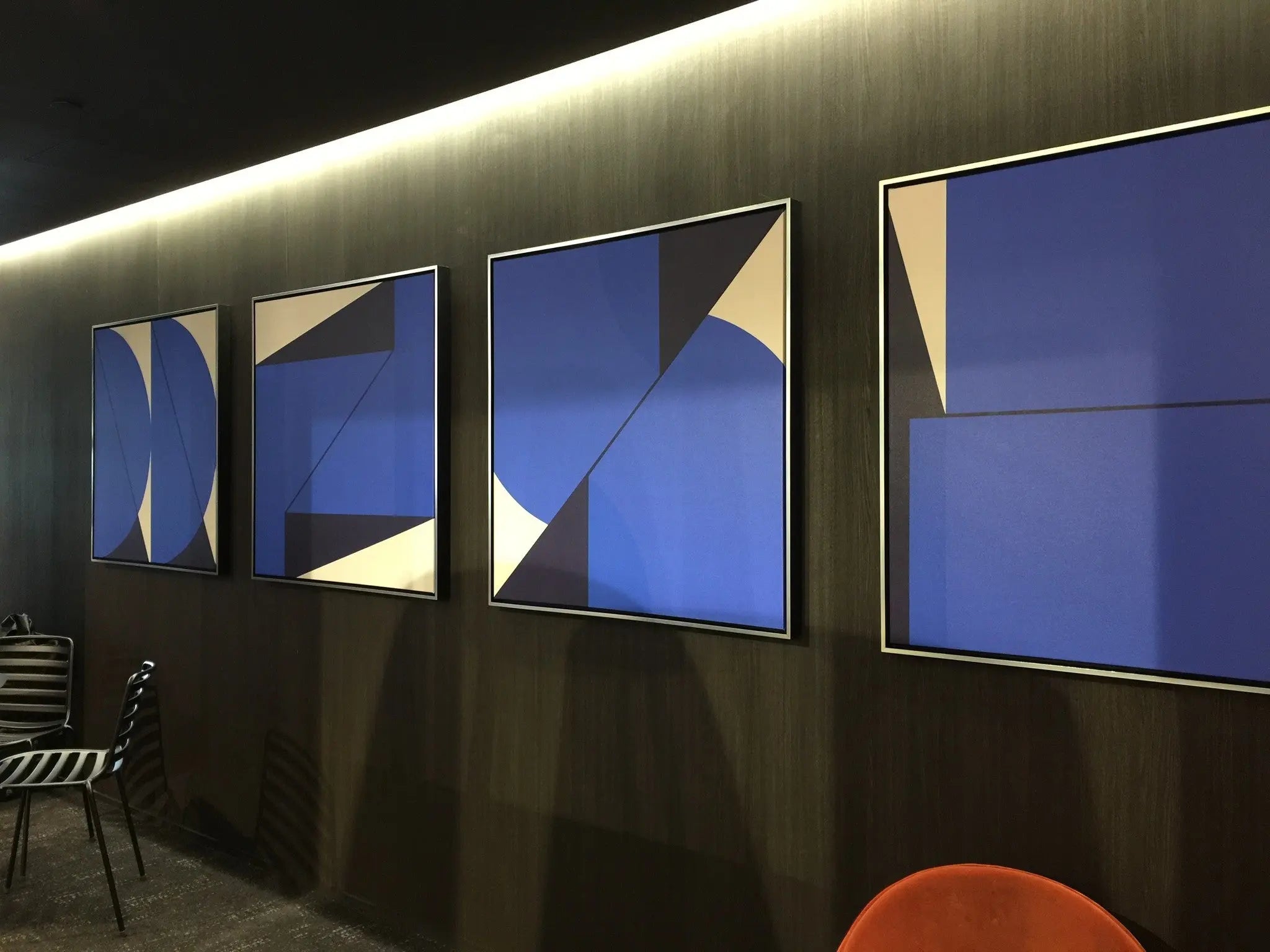 Cuadratura #02 by Rodrigo Martin featured in an elegant interior space