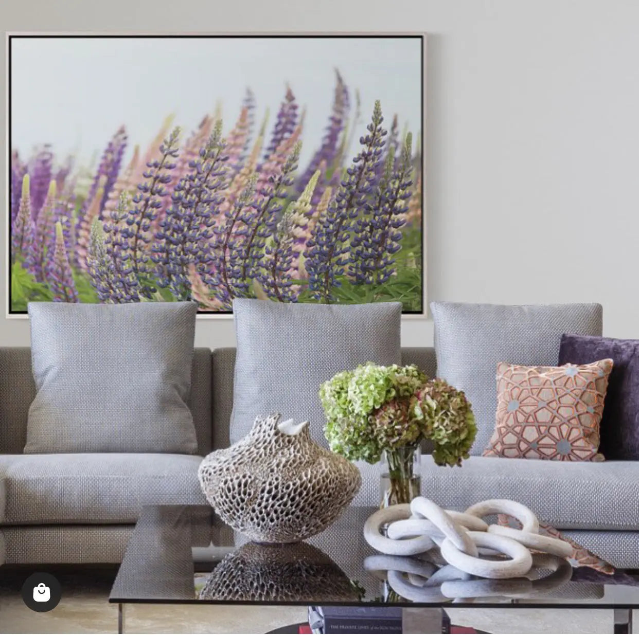 Roadtrip by Karen Thom presented in a curated interior design
