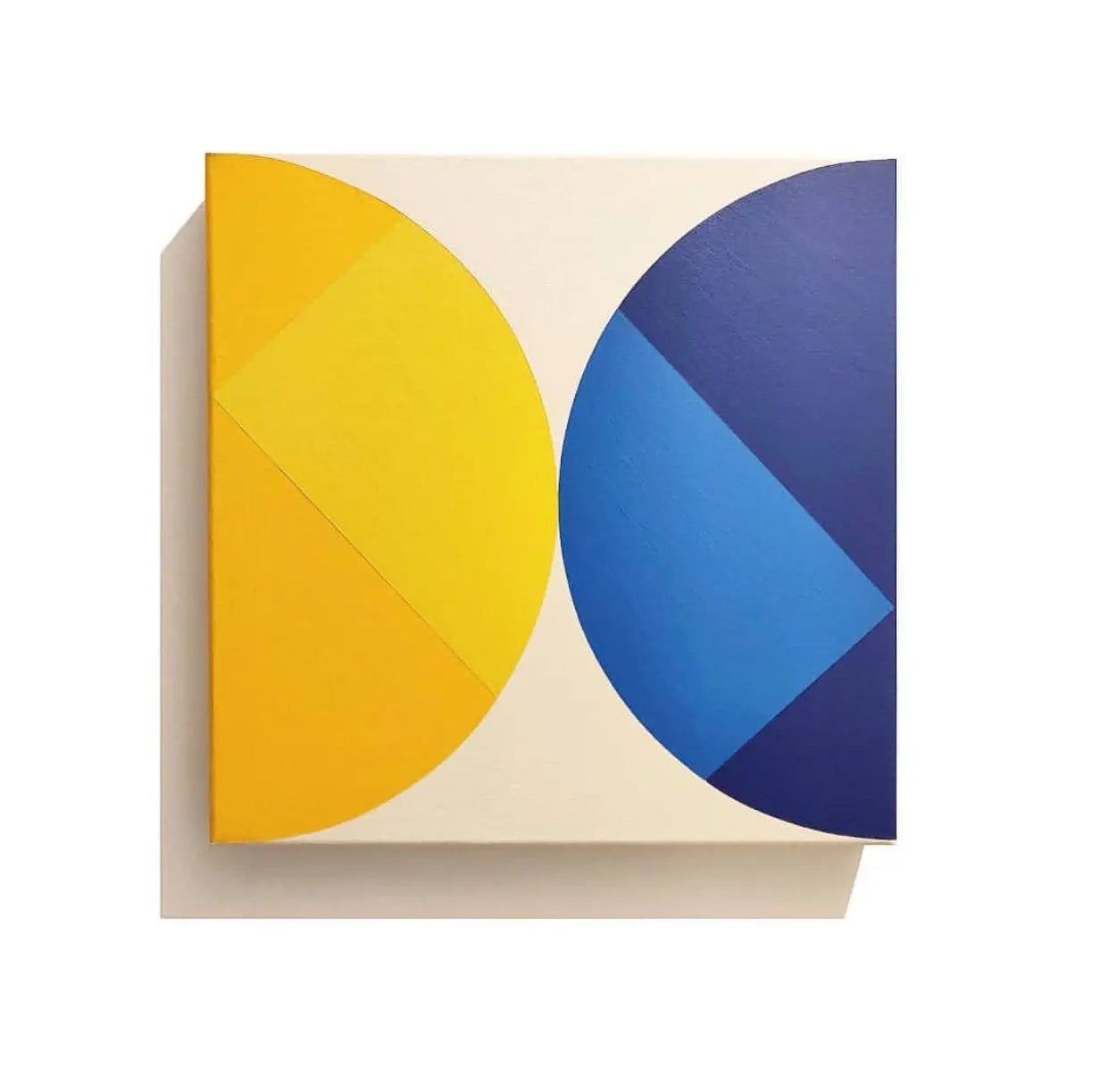 Broken Square 03 by Rodrigo Martin displayed in a modern living room interior