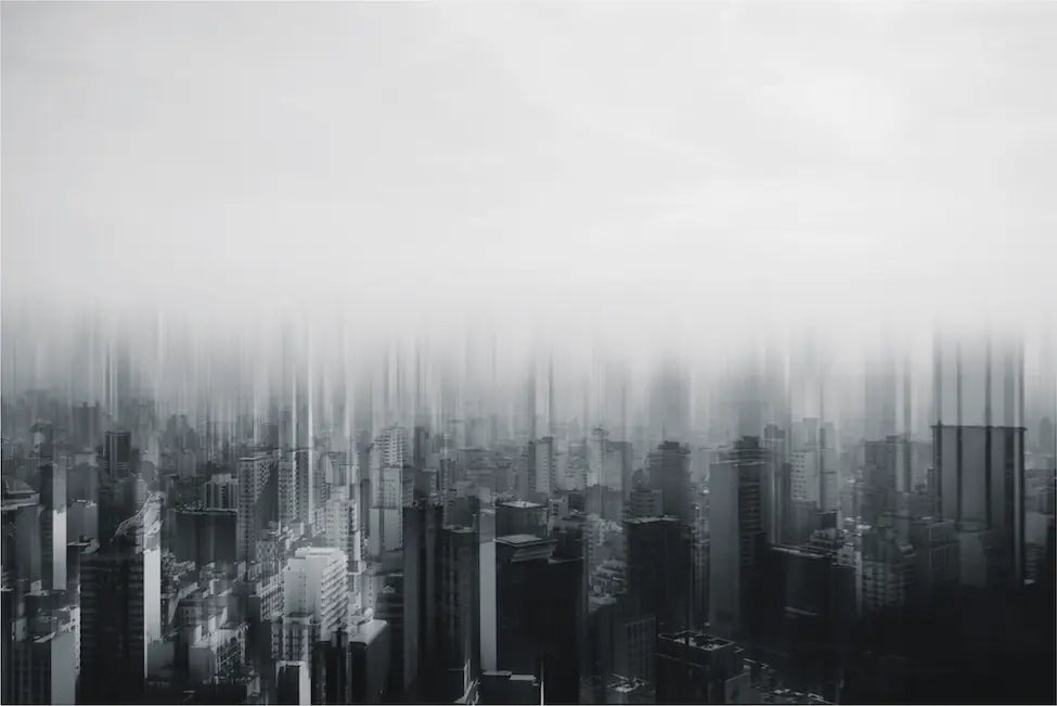 Inner City Life, metal print, The Picturalist