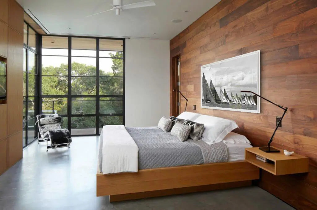 Swan 45s on the Line by Kevin Dailey featured in an elegant interior space