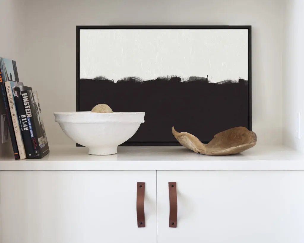 Predictive Analysis by Alejandro Franseschini displayed in a modern living room interior