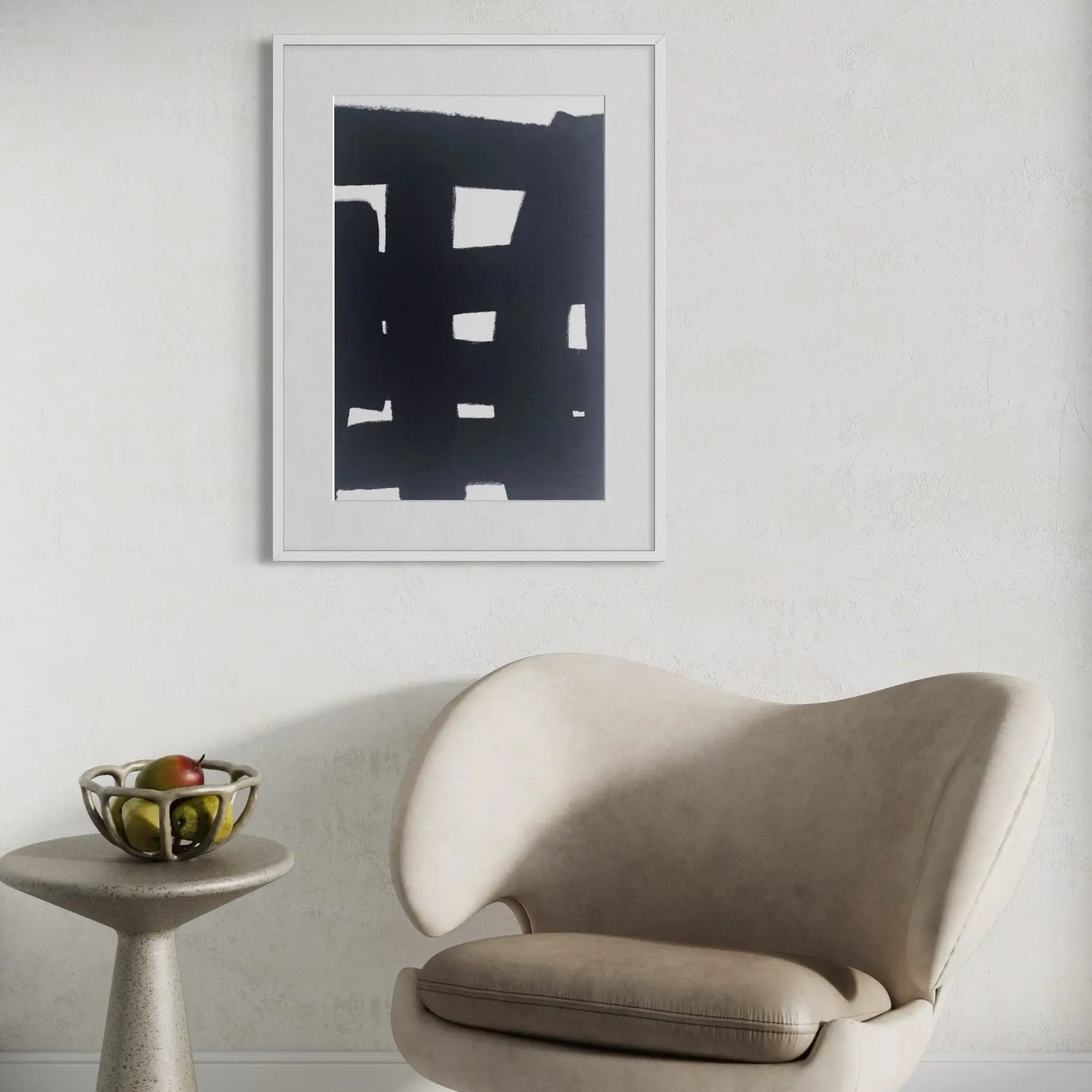 Mind Framework by Marie Adeline styled in a contemporary interior setting
