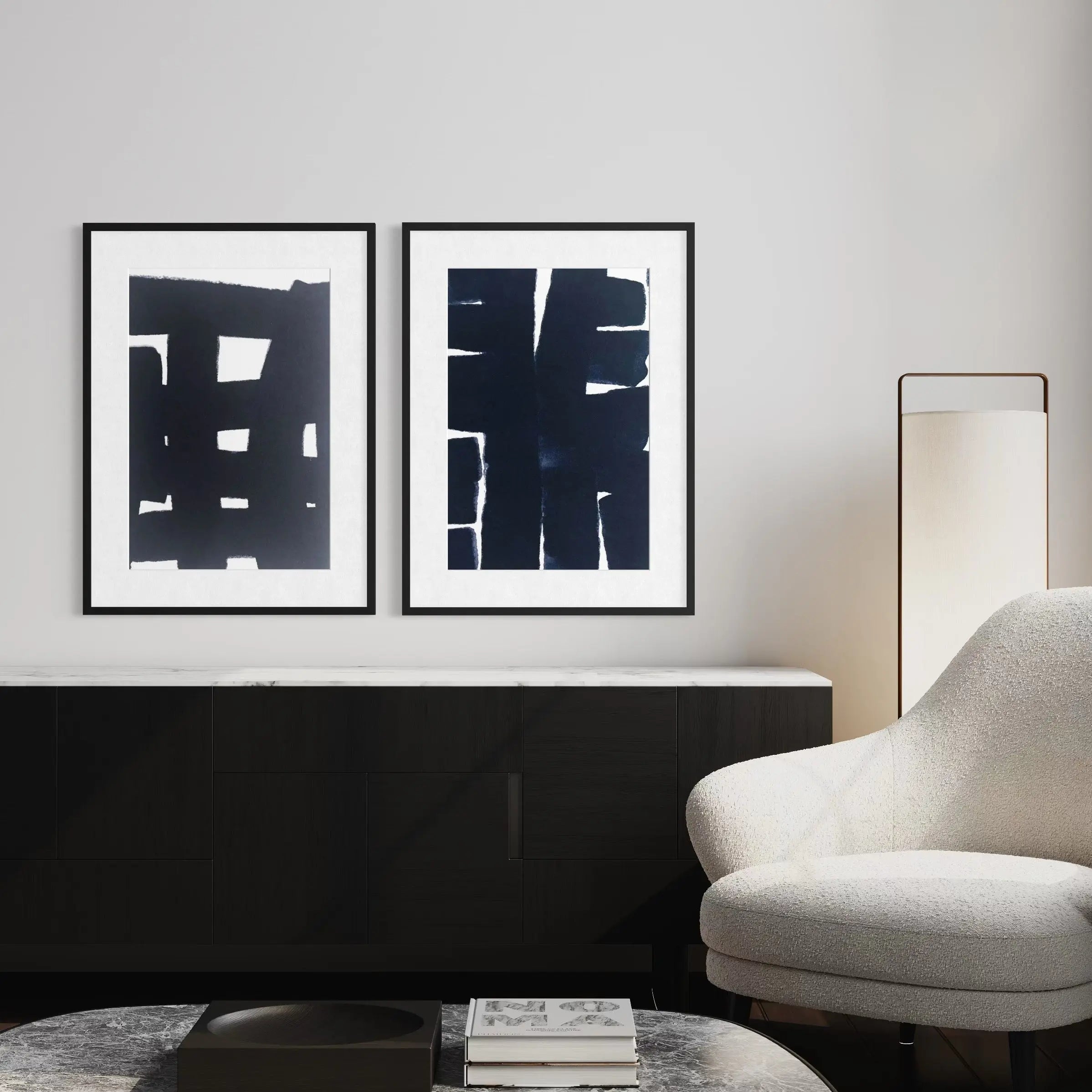 Mind Framework by Marie Adeline hanging in a sophisticated office space