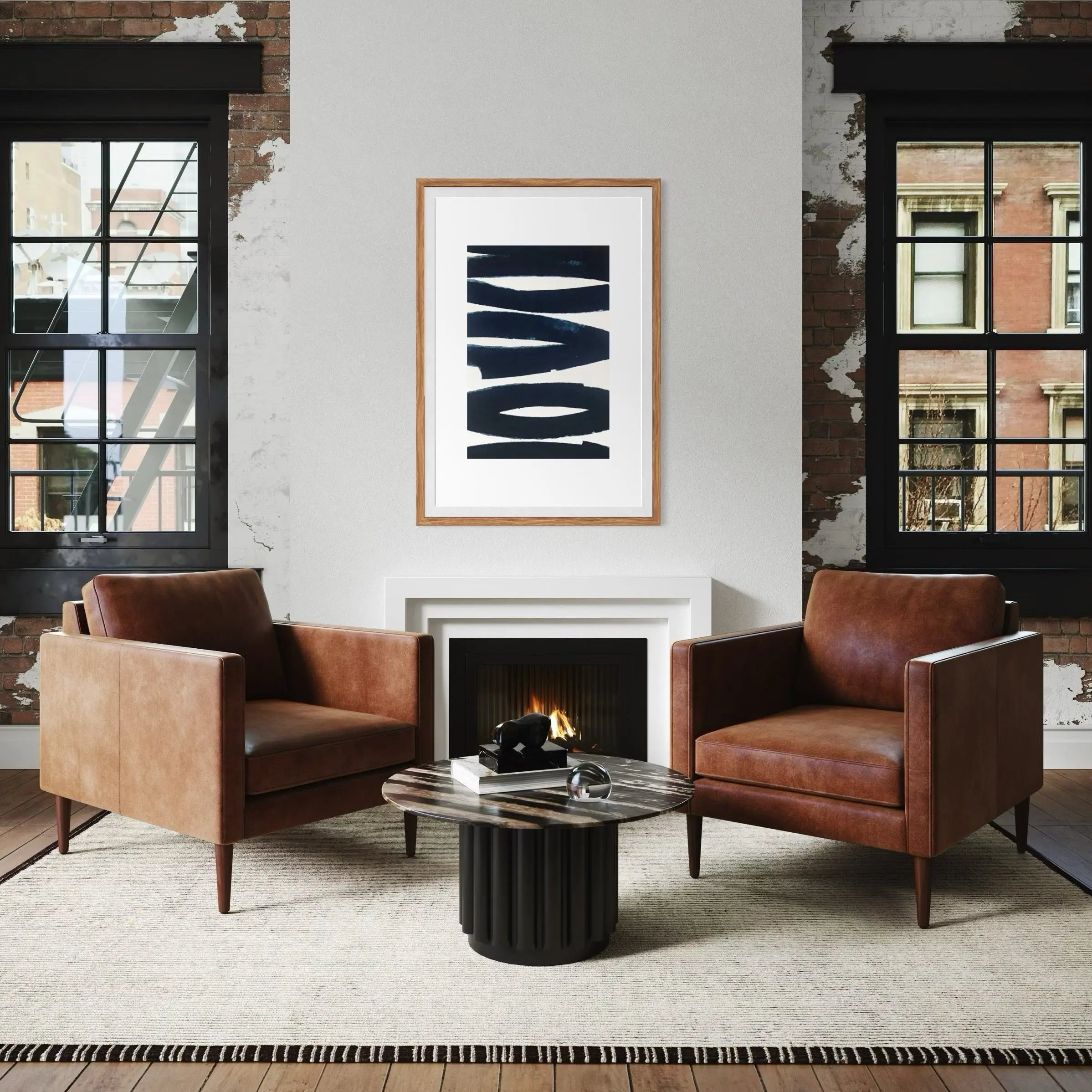 Psychic Shadow by Marie Adeline styled in a contemporary interior setting