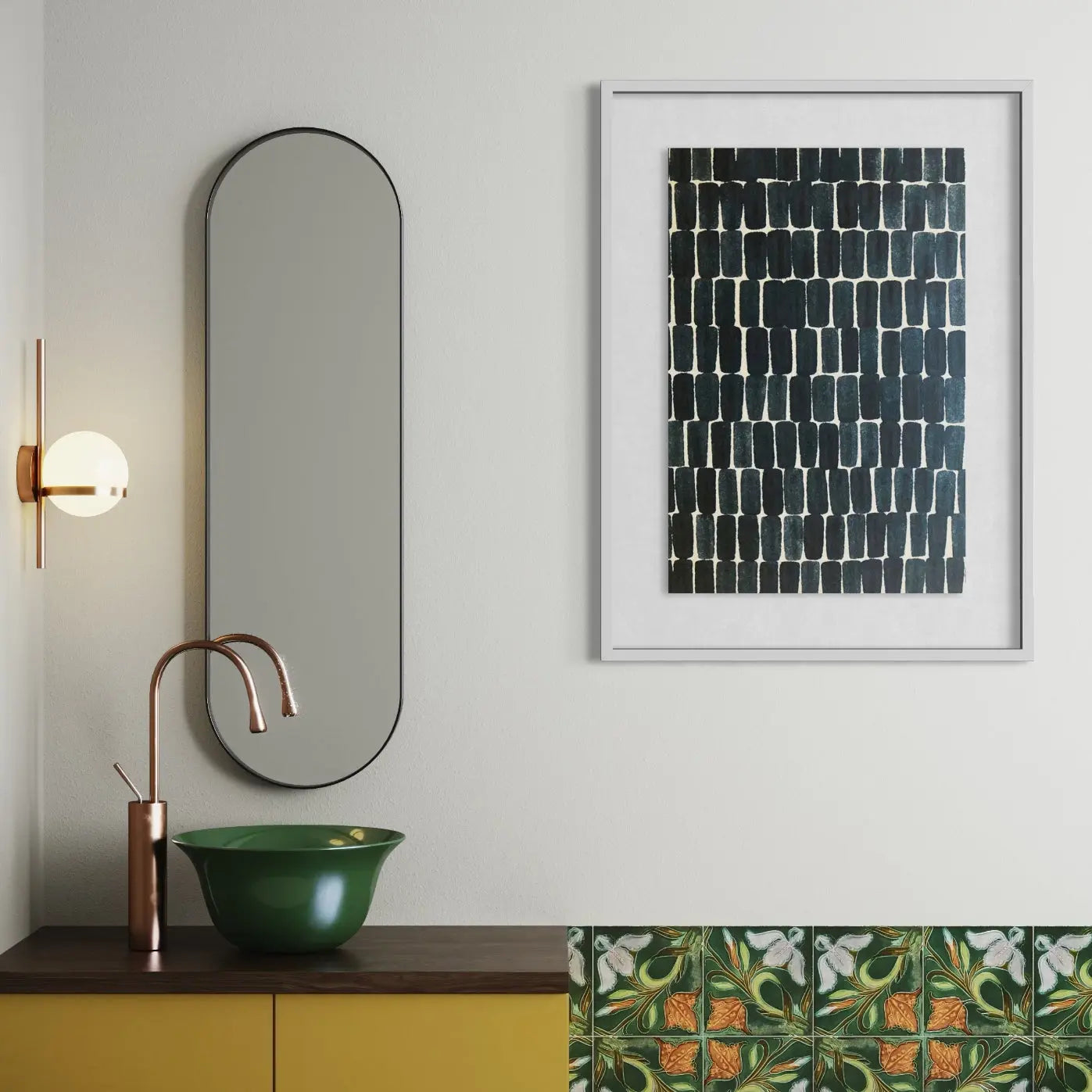 Thought Sequence by Marie Adeline styled in a contemporary interior setting