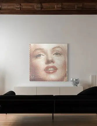 Bombshell by Francesco Alessandrini displayed in a modern living room interior