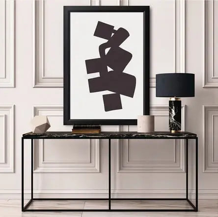 Modernist Shapes 3 by Alejandro Franseschini installed in a luxury residential interior
