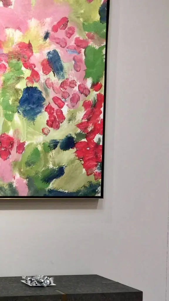 Detail close-up of Nature Studies 3 by Evelyn Ogly, canvas print