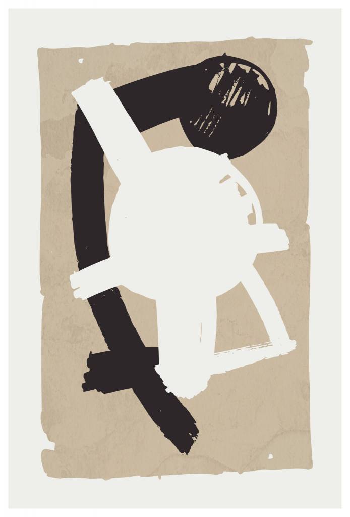 Optas by Alejandro Franseschini print on archival textured paper