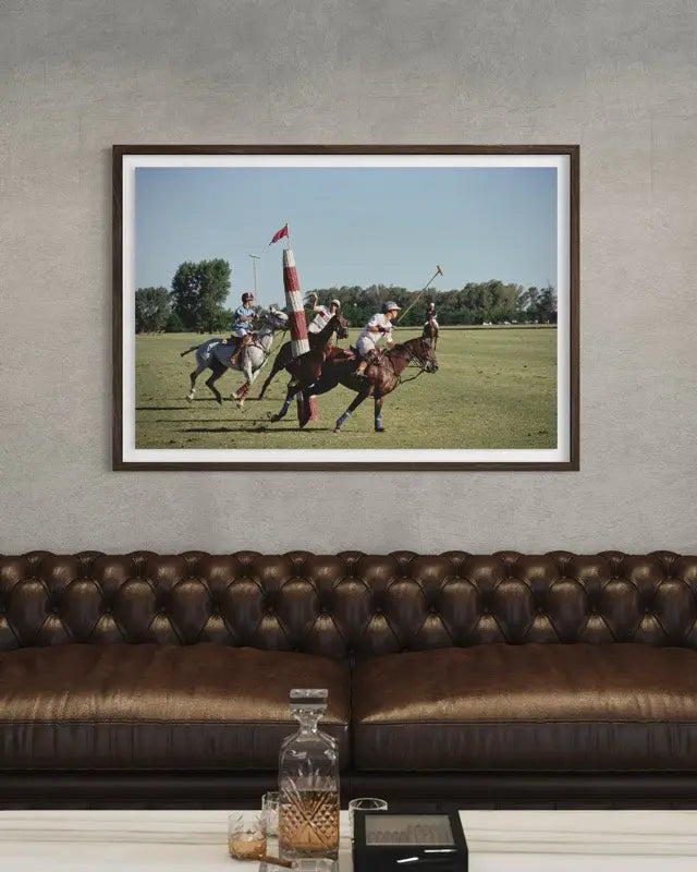 Polo in Buenos Aires by Slim Aarons featured in an elegant interior space