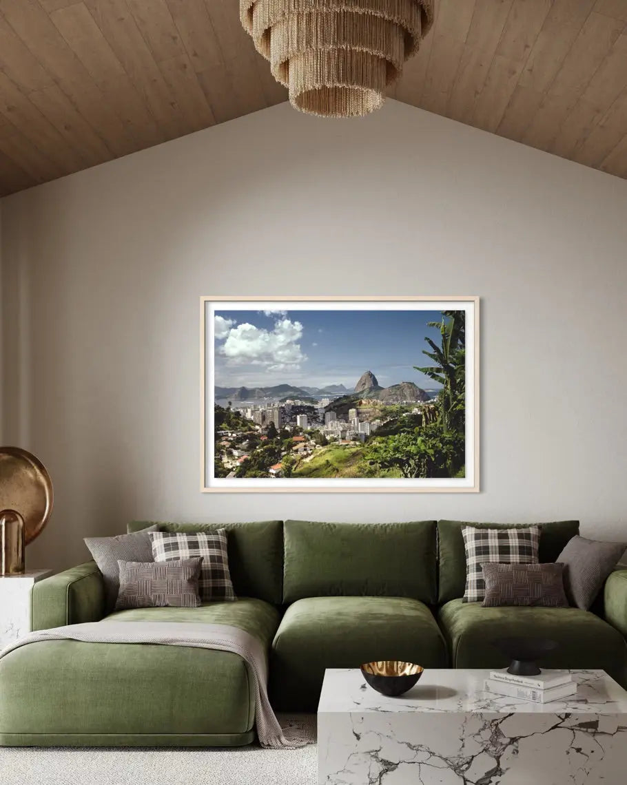 Rio de Janeiro Brazil by Slim Aarons showcased in a designer room setting