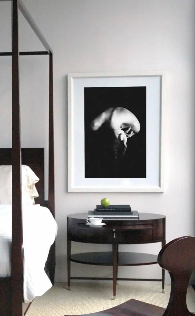 In Peace by J. Alzate presented in a curated interior design