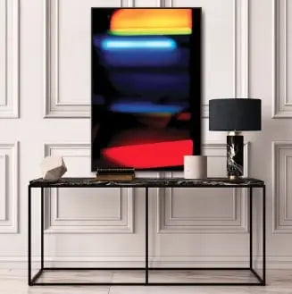 City Scapes by Wassily Kazimirski styled in a contemporary interior setting