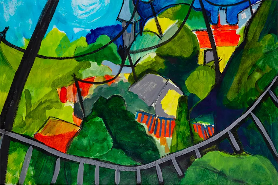 Santa Fe Sur by Evelyn Ogly, fine art paper print, The Picturalist