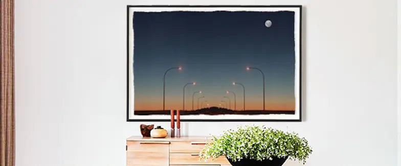 A Perte de Vue by Karen Thom featured in an elegant interior space