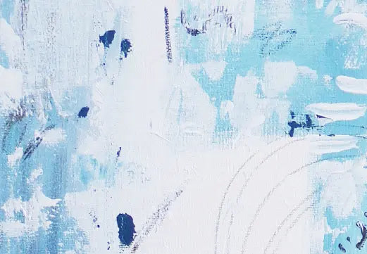 Blue Escape by Chantelle Fulce displayed in a modern living room interior